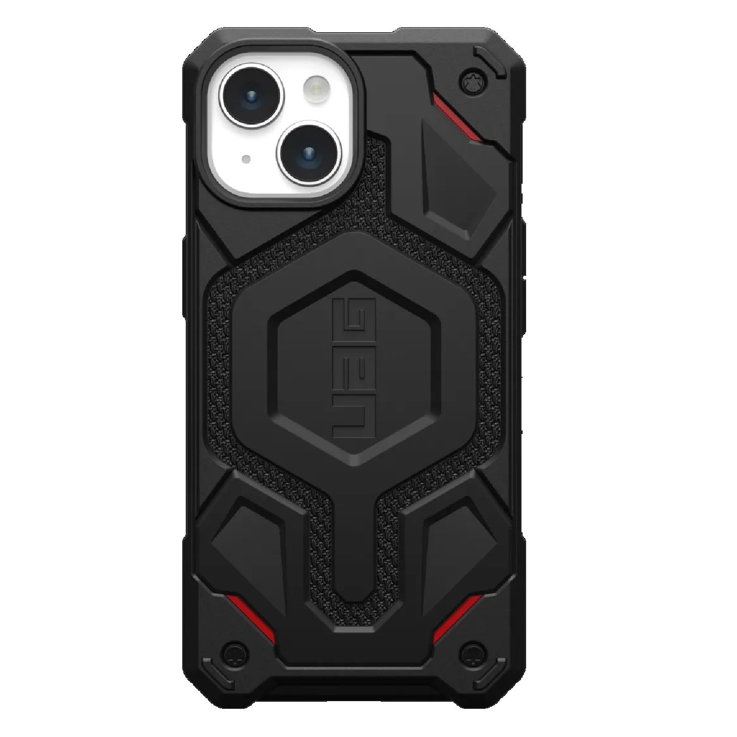 UAG Monarch Pro MagSafe Kevlar Apple iPhone 15 (6.1') Rugged Case - Kevlar Black(114219113940),25ft. Drop Protection (7.6M), 10 Years Warranty
