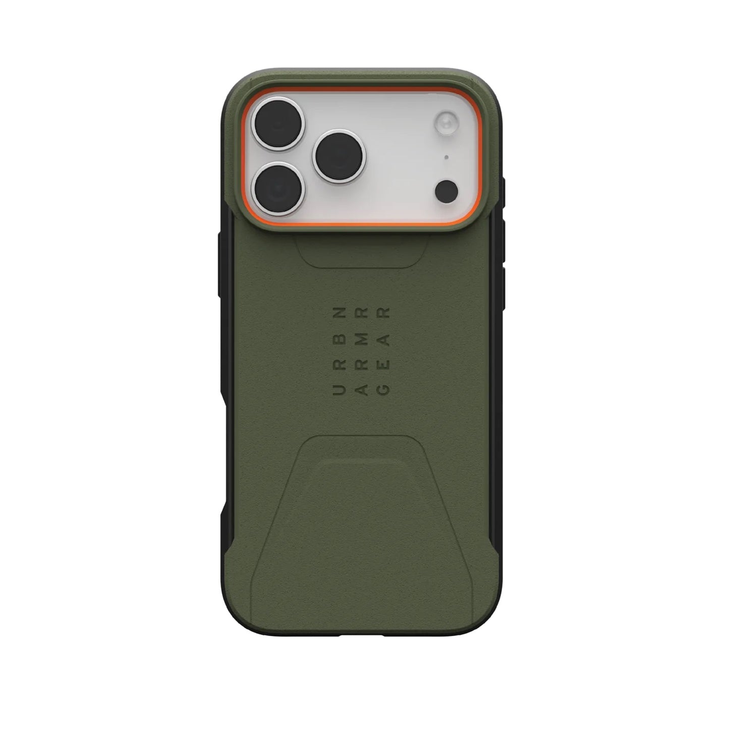 UAG Civilian Magsafe Apple iPhone 17 Pro Max (6.9') Rugged Case -Olive/Orange(114546117297),20ft. Drop Protection (6M),Raised Screen,10 Years Warranty