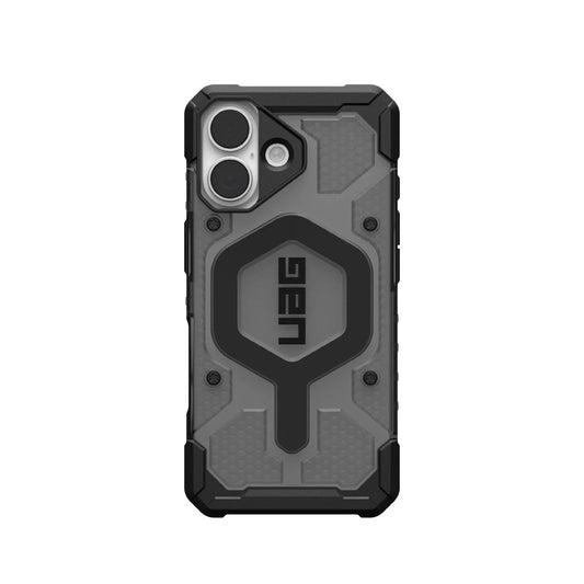 UAG Pathfinder Clear MagSafe Apple iPhone 17 (6.3') Rugged Clear Case - Ash/Black (114553113140), 18ft. Drop Protection (5.4M), 10 Years Warranty