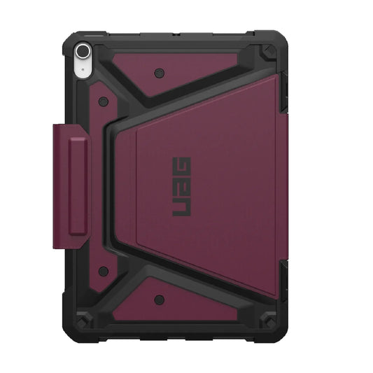 UAG Metropolis SE Apple iPad Air (11') (M3/M2) (7th/6th Gen) Folio Rugged Case - Bordeaux (124473119049), DROP+ Military Standard, 10 Years Warranty