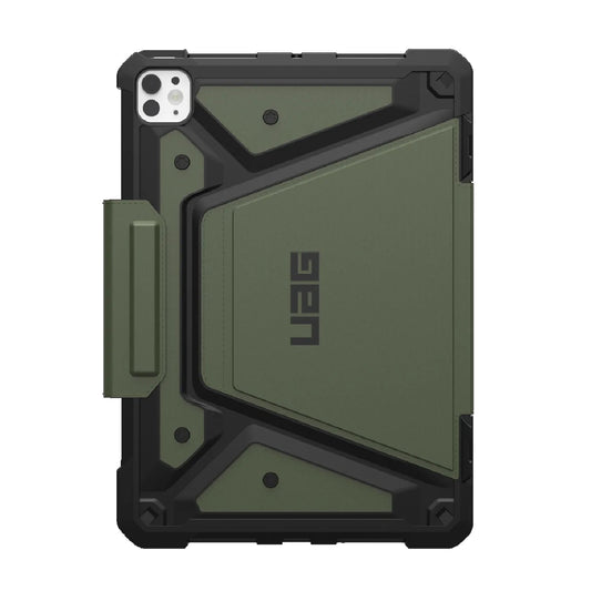 UAG Metropolis SE Apple iPad Pro M4 (11') (5th Gen) Folio Rugged Case - Olive (124475117272), DROP+ Military Standard, 10 Years Warranty