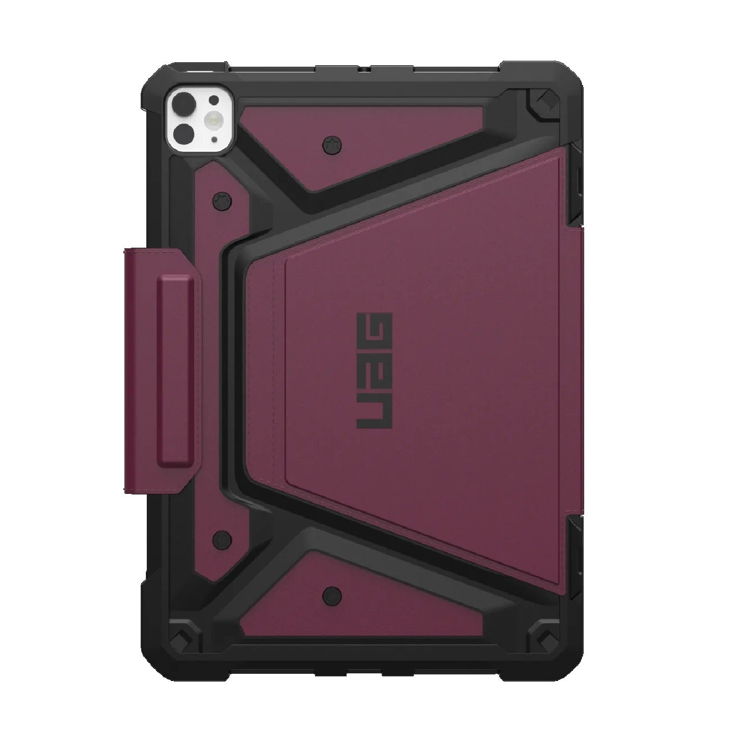UAG Metropolis SE Apple iPad Pro M4 (11') (5th Gen) Folio Rugged Case - Bordeaux (124475119049), DROP+ Military Standard, 10 Years Warranty