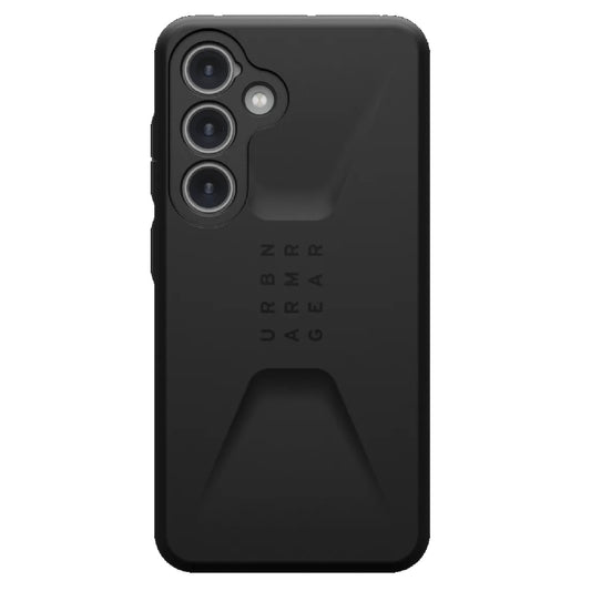 UAG Civilian Samsung Galaxy S24 5G (6.2') Rugged Case - Black (214437114040), 20ft. Drop Protection (6M), Raised Screen Surround,10 Years Warranty