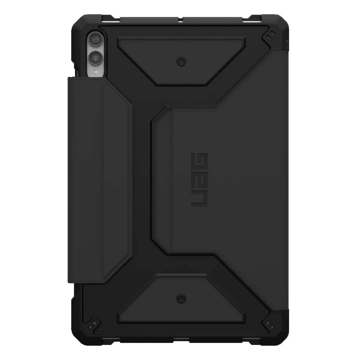 UAG Metropolis SE Samsung Galaxy Tab S10+/Tab S9+ (12.4') Folio Rugged Case - Black (224340114040), DROP+ Military Standard, 10 Years Warranty