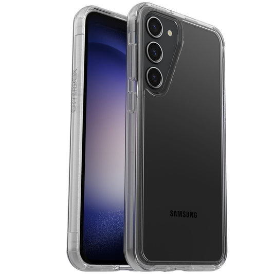 OtterBox Symmetry Clear Samsung Galaxy S23+ 5G (6.6') Case Clear - (77-91192), Antimicrobial, DROP+ 3X Military Standard, Ultra-Sleek,7 Years Warranty