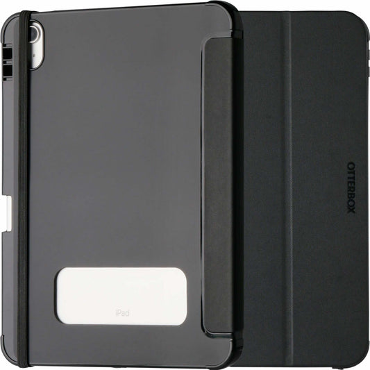 OtterBox React Folio Apple iPad (10.9') 11th Gen (A16) / iPad 10th Gen Case Black - No Retail Packaging - DROP+ Military Standard, 7 Years Warranty