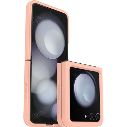 OtterBox Thin Flex Samsung Galaxy Z Flip5 5G (6.7') Case Peach/Stardust - (77-93111), Antimicrobial, DROP+ Military Standard, 7 Years Warranty