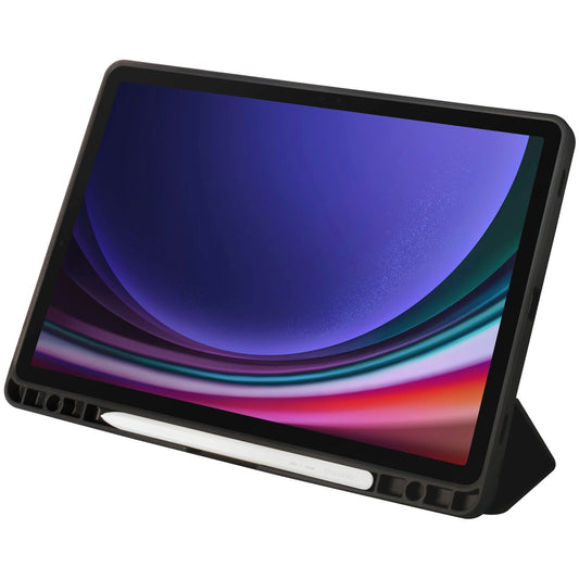 OtterBox React Folio Samsung Galaxy Tab S10/ Tab S9 (11') Case Black - (77-95118),DROP+ Military Standard,Pencil Holder,Raised Edges, 7 Years Warranty