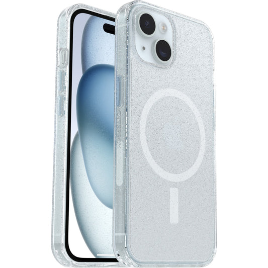 OtterBox Symmetry Clear MagSafe Apple iPhone 16e/ iPhone 15/ iPhone 14/ iPhone 13 (6.1') Case Stardust (Clear) - (77-98194), 7 Years Warranty