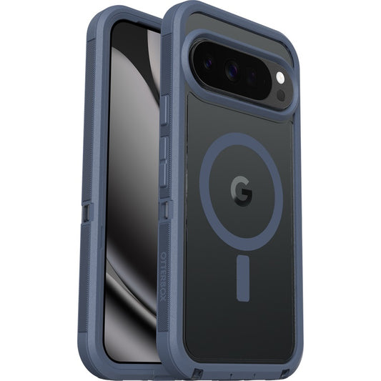 OtterBox Defender Pro XT Clear Magnets Google Pixel 10 Pro XL Bootcut Case - Blue (77-98270), DROP+ 7X Military Standard, 7 Years Warranty