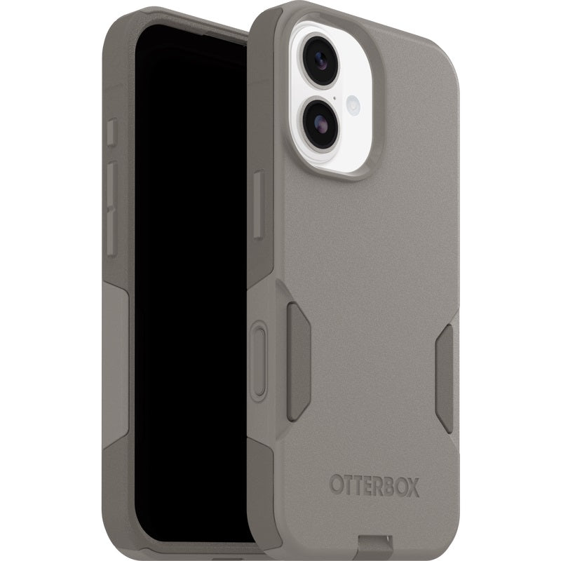OtterBox Commuter Apple iPhone 17 (6.3') Case Grey Comfort (Biege) - (77-98307), DROP+ 3X Military Standard, Pocket-Friendly, 7 Years Warranty