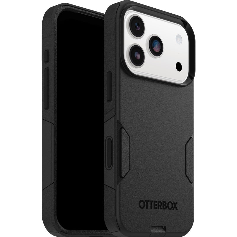 OtterBox Commuter Apple iPhone 17 Pro (6.3') Case Black - (77-98323), DROP+ 3X Military Standard, Pocket Friendly, Hassle-Free, 7 Years Warranty