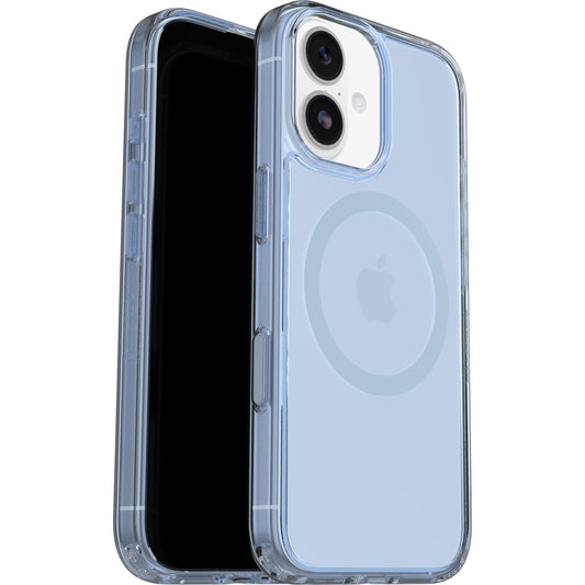 OtterBox Symmetry Clear MagSafe Apple iPhone 17 (6.3') Case Blue Bliss (Clear) - (77-98799), DROP+ 3X Military Standard, 7 Years Warranty