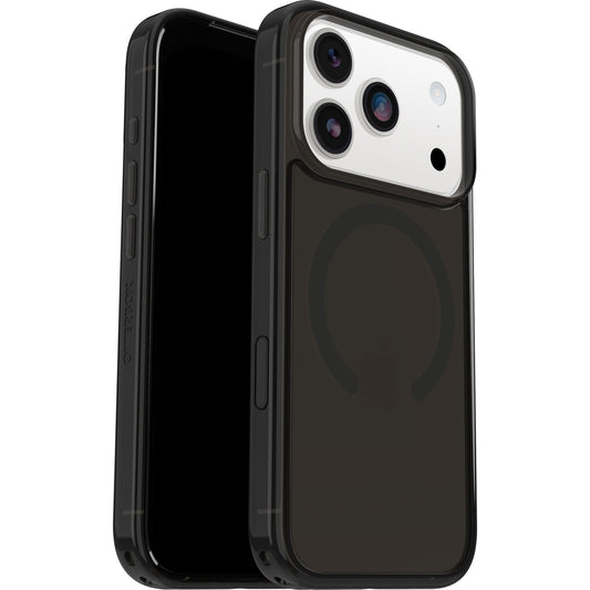 OtterBox Symmetry Clear MagSafe Apple iPhone 17 Pro (6.3') Black Mist (Clear/Black) - (77-98851), DROP+ 3X Military Standard, 7 Years Warranty