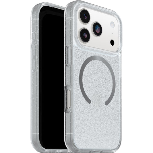 OtterBox React MagSafe Apple iPhone 17 Pro (6.3') Case Stardust (Clear Glitter) - (77-99281), DROP+ Military Standard, Raised Edges, 7 Years Warranty