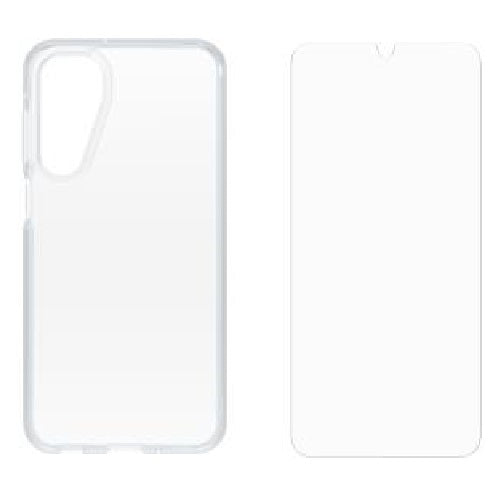 OtterBox React Case with Otter Glass Samsung Galaxy A16 5G/ A16 4G (6.7') -Clear (78-81479),DROP+ Military Standard,Wireless Charging,7 Years Warranty
