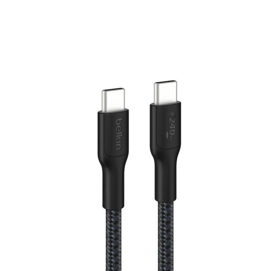 Belkin BoostCharge Pro Braided USB-C to USB-C Cable (3M) - Black