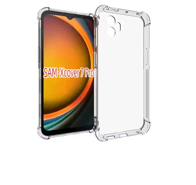 USP Samsung Galaxy Xcover7 Pro (6.6') Jelly Clear Case - Shockproof, DropProof