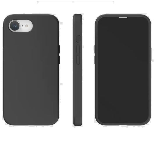 USP Apple iPhone 17e / iPhone 16e (6.1') Silicon Case Black - Two Tough Layers