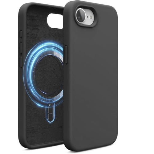 USP Apple iPhone 17e / iPhone 16e (6.1') Silicon Case Black with Magsafe