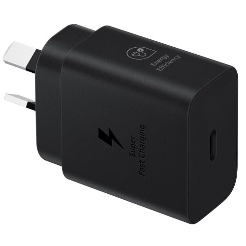 Samsung 25W GaN USB-C Fast Wall Charger - Black(EP-T2510NBEGAU), 1x USB-C
