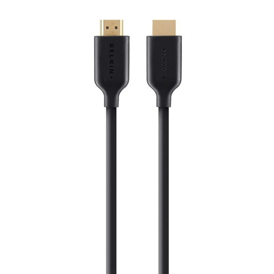 Belkin High Speed HDMI Cable With Ethernet 4K/Ultra HD Compatible (5M) - Black (F3Y021bt5M), 120Hz, 10.2Gbps Bandwidth, 2 Years Warranty