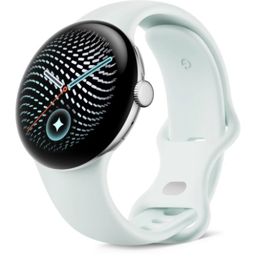 Google Pixel Watch 5 WiFi (45mm) - Polished Silver with Fog Active Band (2nd