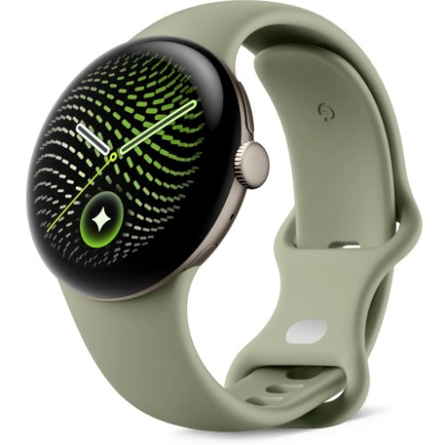 Google Pixel Watch 5 LTE (45mm) - Satin Pyrite with Olive Active Band (2nd