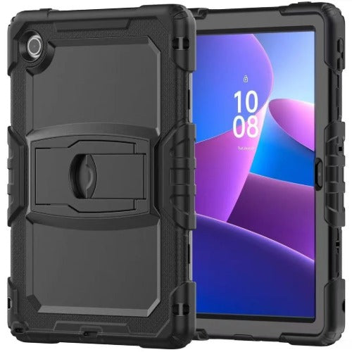 USP Rugged Lenovo Idea Tab 11 (11') Case Black - Built-in-Kickstand, Hand &