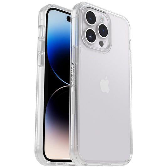 OtterBox Symmetry Clear Apple iPhone 14 Pro Max Case Clear - (77-88643), DROP+ 3X Military Standard, Raised Edges, Ultra-Sleek, 7 Years Warranty