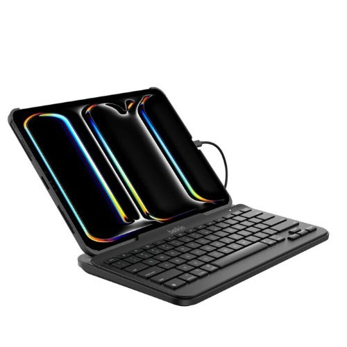 Belkin Connect USB-C Keyboard with Stand foriPad (TBA010bg), Rugged, SBAC