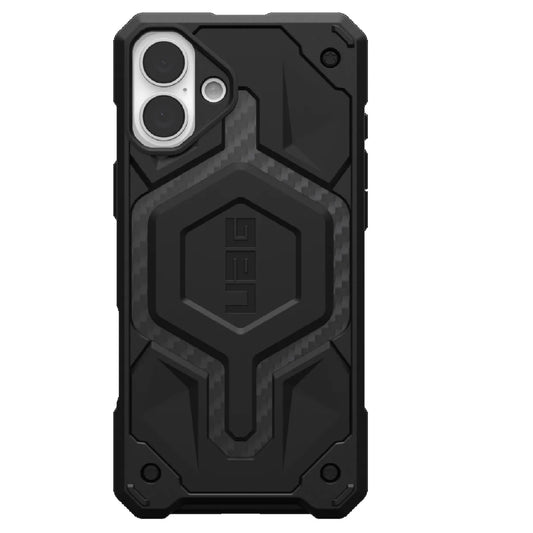 UAG Monarch Pro MagSafe Apple iPhone 16 Plus (6.7') Rugged Case - Carbon Fiber (114455114242), 25ft. Drop Protection(7.6M), 10 Years Warranty