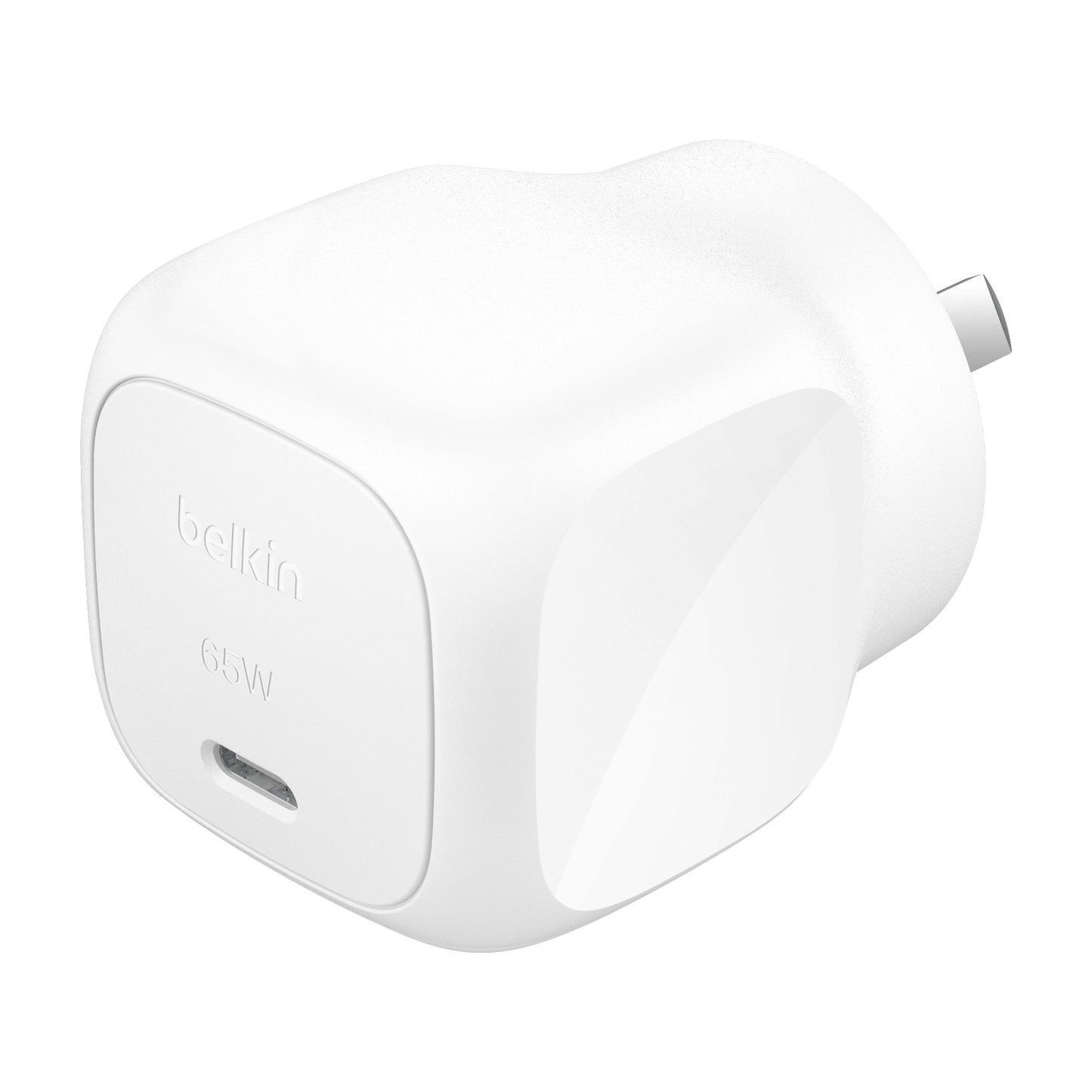 Belkin BoostCharge 65W USB-C PD 3.1 Cubic Wall Charger - White (WCA011auWH), Portable & Powerful, Laptop, Tablets, CEW $2500, 2 Years Warranty