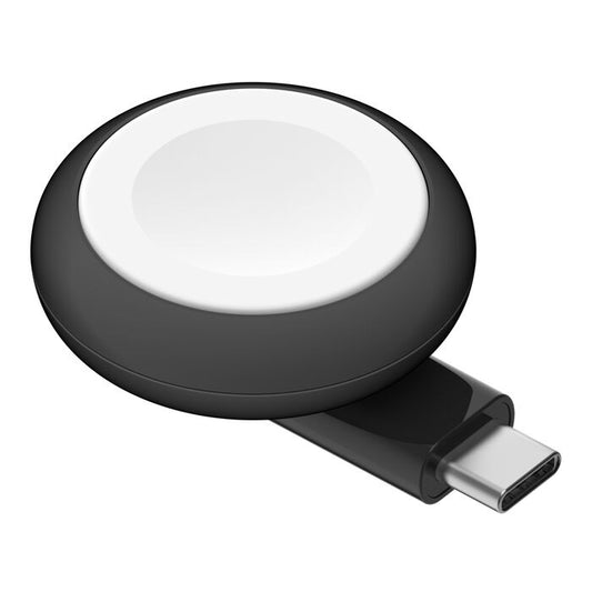 Belkin BoostCharge Portable USB-C Apple Watch Charger 5W - Black (WIZ022glBK-B1), MFI Certified, Recycled Material, Fast charging, 2 Years Warranty