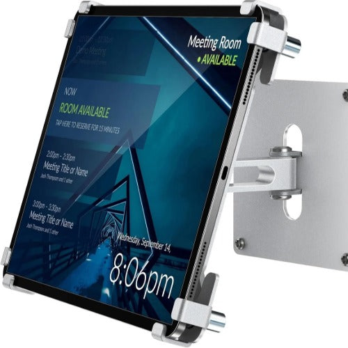 USP Universal Anti-Theft iPad & Tablet Wall Mount - Silver, 360° Rotation