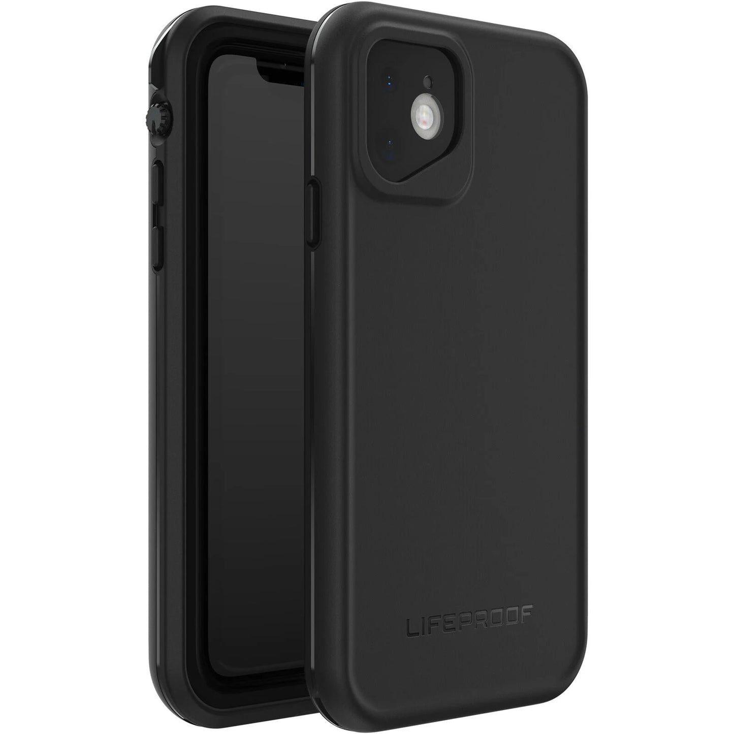 LifeProof FRE Apple iPhone 11 Case Black - (77-62484), WaterProof, 2M DropProof, DirtProof, 360° Protection Built-In Screen-Cover, 7 Years Warranty