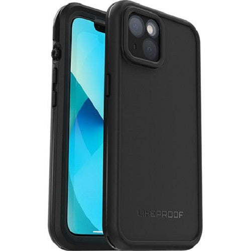 LifeProof FRE Apple iPhone 13 Case Black - (77-85527), WaterProof, 2M DropProof, DirtProof, 360° Protection Built-In Screen-Cover, 7 Years Warranty