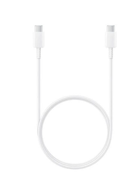 Samsung 60W USB-C to USB-C (2.0) Cable (1M) - White(EP-DA705BWEGWW), Versatile