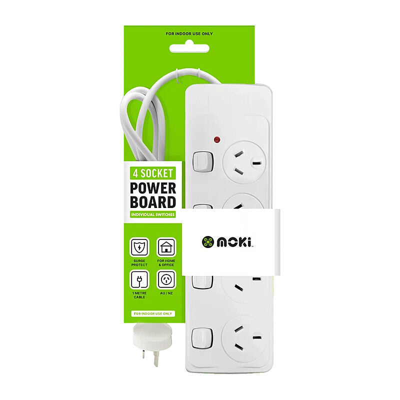 Moki International Moki Powerboard 4 way+Switches