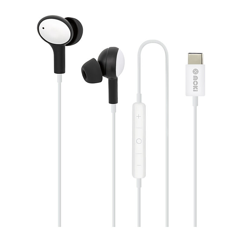 Moki International Moki USB-C Connect Earphone BW