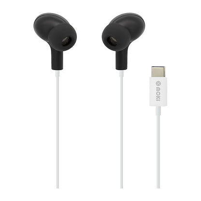 Moki International Moki USB-C Connect Earphone BW