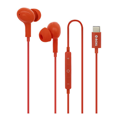 Moki International Moki USB-C Connect Earphone RD