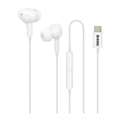 Moki International Moki USB-C Connect Earphone WH