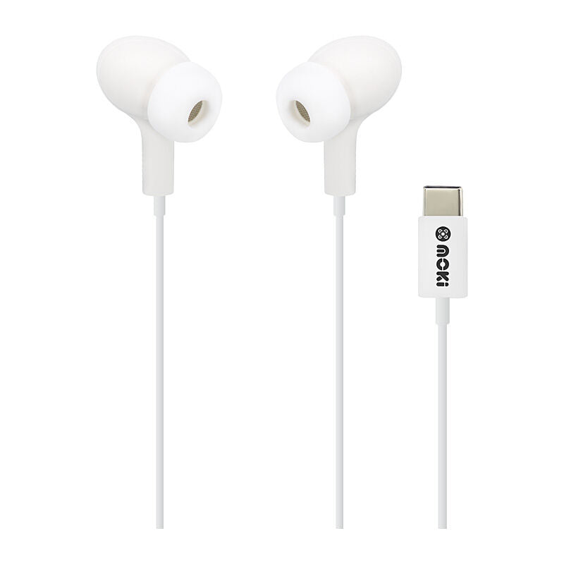 Moki International Moki USB-C Connect Earphone WH