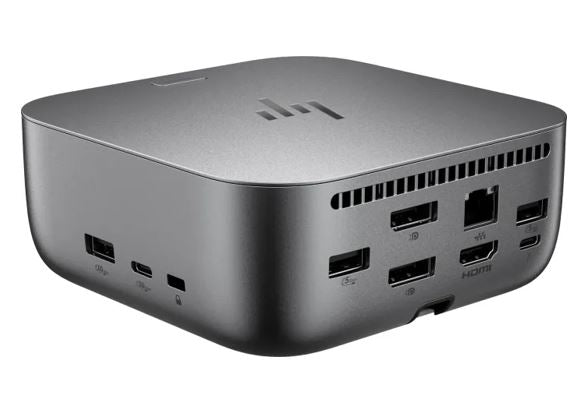HP Dock G6 Thunderbolt 4 Docking Station - 100W Power Delivery 3xDisplays 2xDP 1xHDMI 3xUSB-A 2xUSB-C 1xTB4 2.5GbE RJ45 for HP Notebook PC