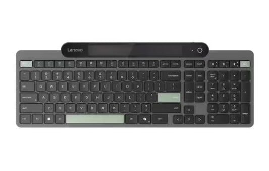 LENOVO Self-Charging Bluetooth Keyboard-US English Bluetooth 5.1 USB-C Uses
