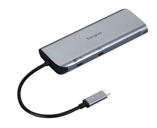 Targus Dual Video Mobile Dock with 140W EPR Pass-Thru USB-C 3.2 Ethernet 2xHDMI