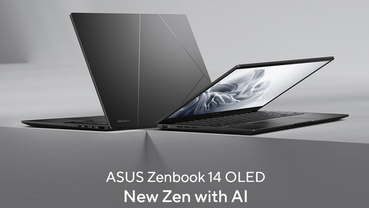 ASUS ZenBook 14 14' 3K OLED AMD Ryzen R7-8840HS + Ryzen AI, 16GB DDR5 1TB  Windows 11 Home Radeon Graphics ErgoSense KB Touchpad 180Â° Hinge 1.2kg 1yr