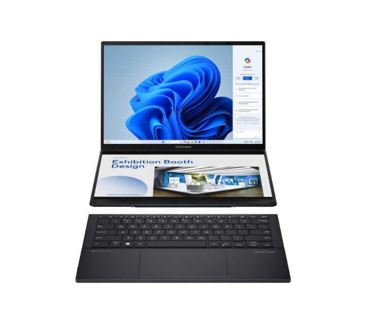 ASUS ZenBook Duo UX8406 14' 3K (2880 x 1800) OLED touchscreen display Intel Core Ultra 9 285H 32GB RAM 1TB SSD Intel Arc Graphics WIN11 Home Laptop