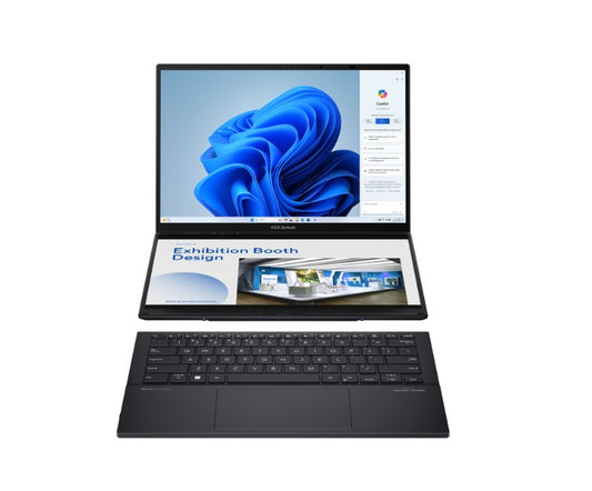 ASUS ZenBook Duo UX8406 14' 3K (2880 x 1800) OLED touchscreen display Intel Core Ultra 9 285H 32GB RAM 1TB SSD Intel Arc Graphics WIN11 Home Laptop